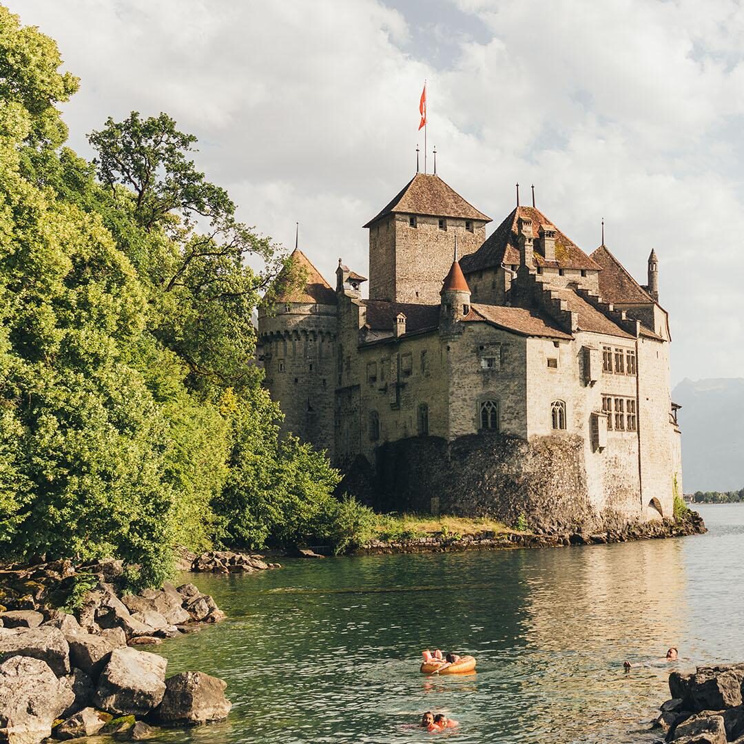 Chillon Castle near Montreux, Switzerland