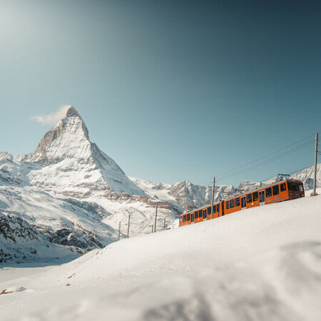 Matterhorn in Winter, Switzerland