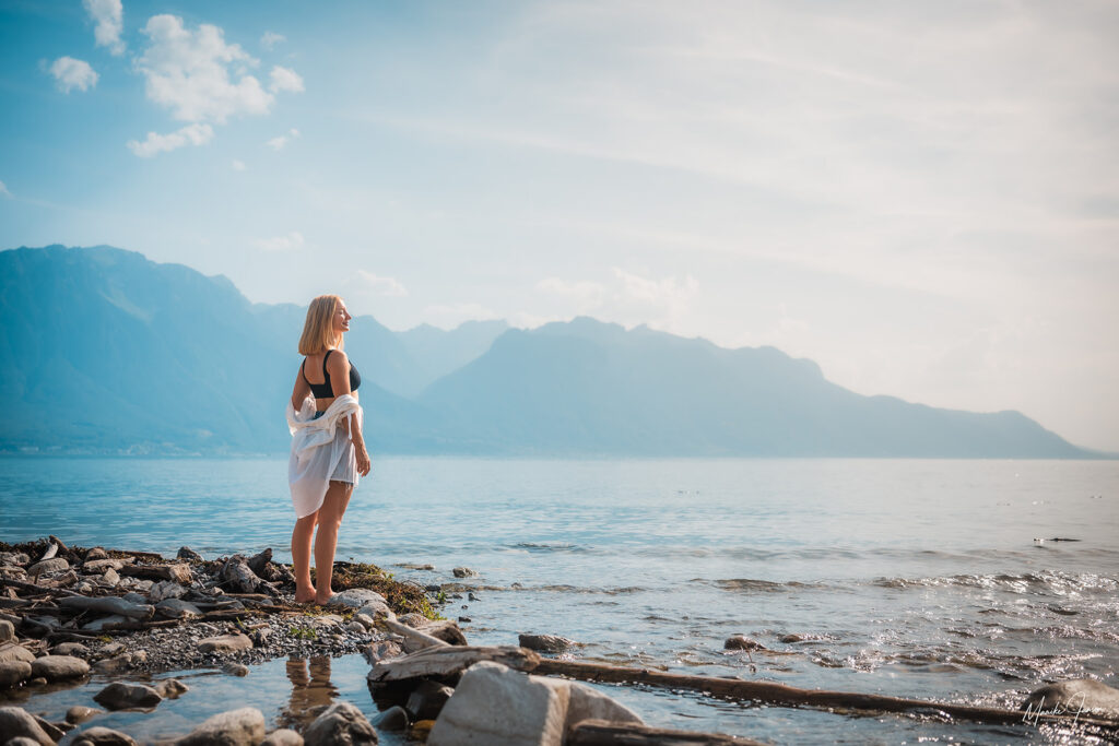 Natural portrait in Geneva's lake